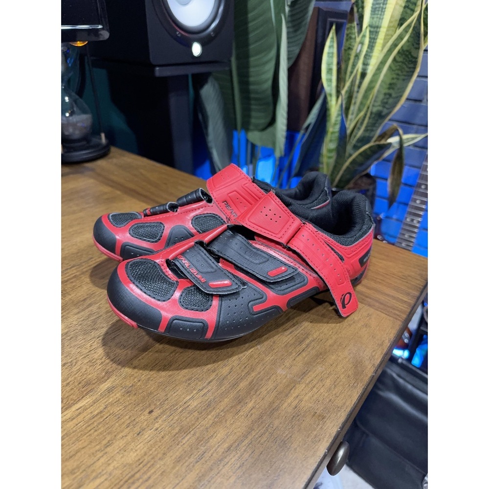 Pearl Izumi Select RD IV Cycling Shoes Mens Size 6.5 Red Black Road Bike